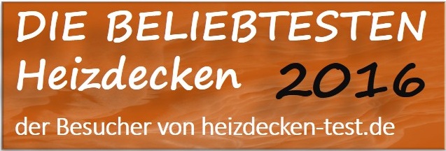 Beliebteste Heizdecke 2016