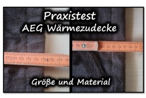 AEG Heizdecke Praxistest